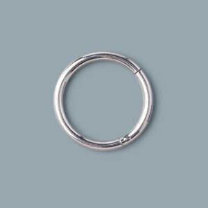 Segment Ring in Silver - Titanium